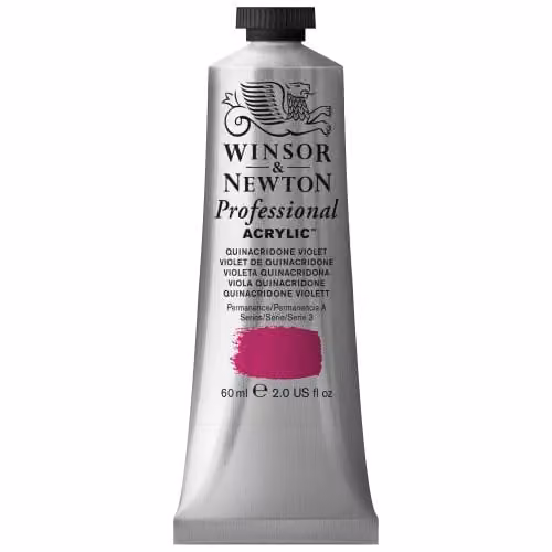 Winsor & Newton Professional Acrylic Colour Quinac Violet 60 ml