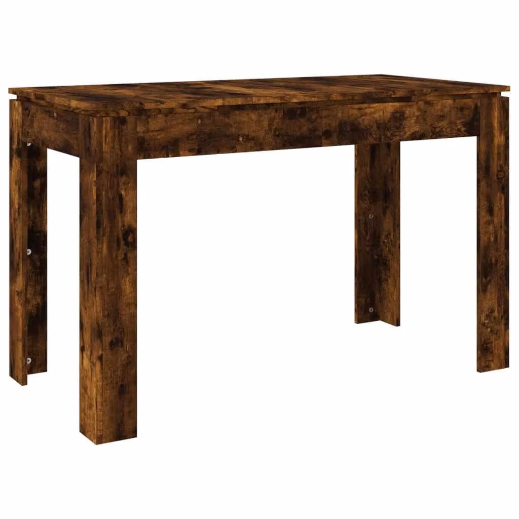 Berkfield Home Rectangular Dining Table in Smoked Oak Brown, W/D/H: 120 x 60 x 76 cm – 2