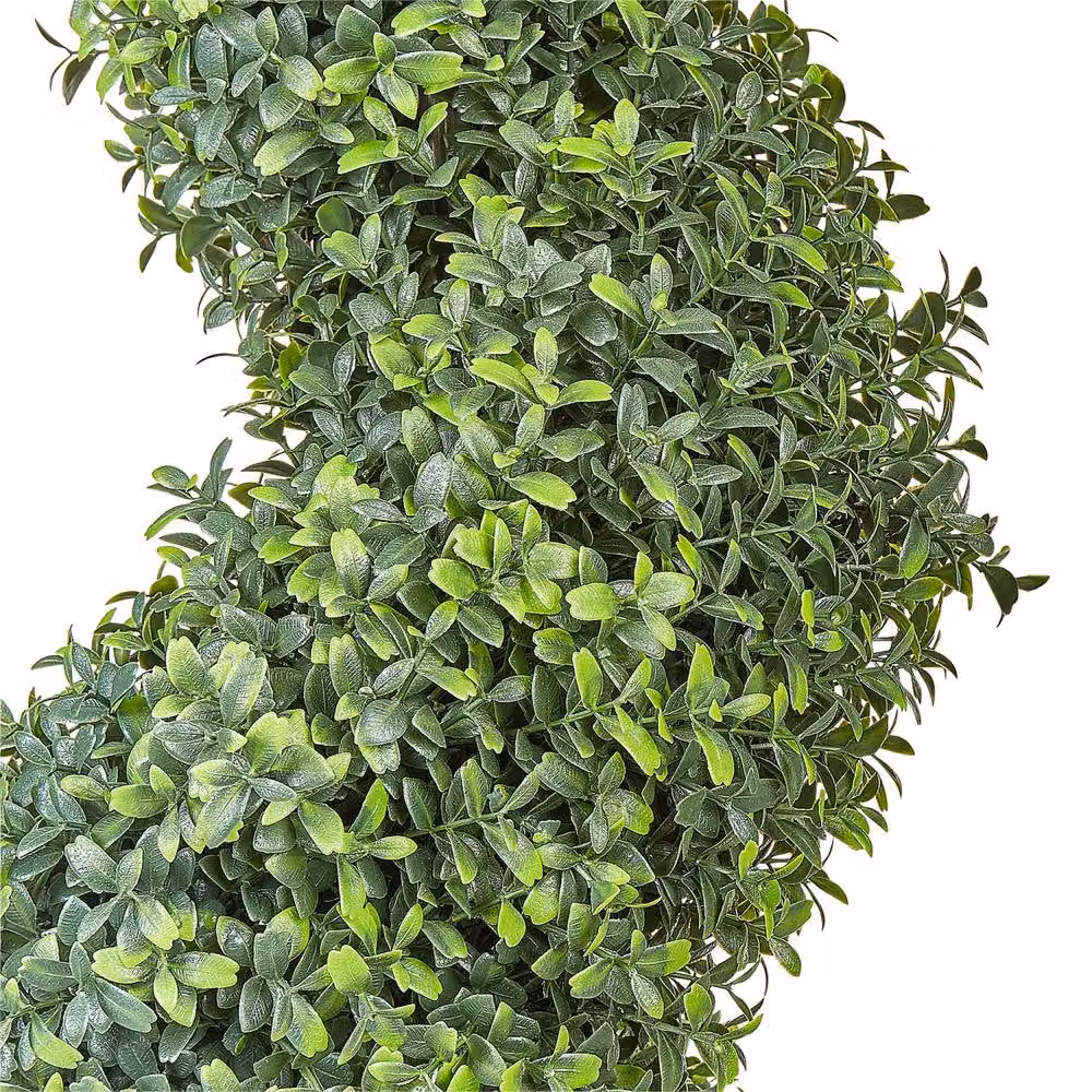 Wyld and Coco Green Spiral Artificial Tree for Indoor and Outdoor Decor, Height: 98 cm – 3