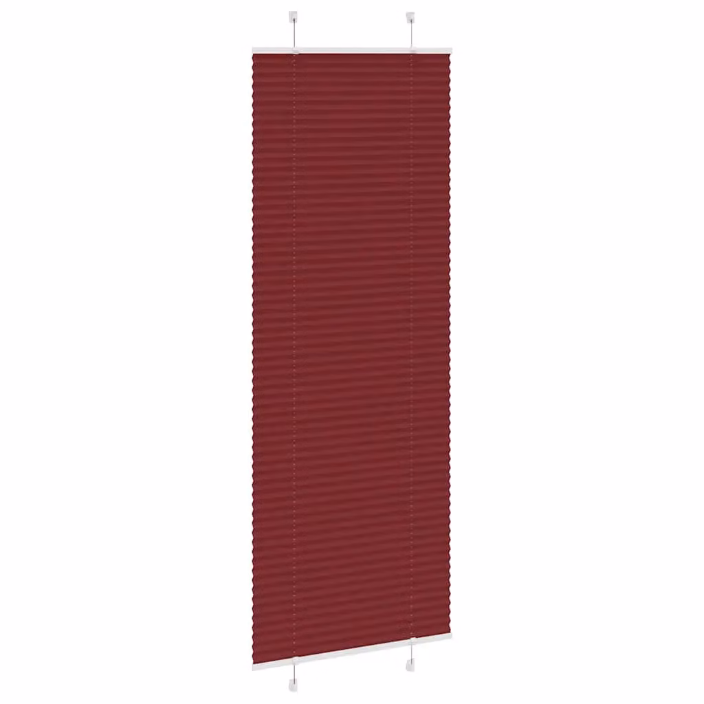 Berkfield Home Single Pleat Corded Blind in Bordeaux Red, W: 75 cm, H: 200 cm – 3