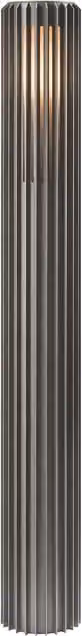 Nordlux Aludra Black Metal Outdoor Post Light for Gardens with E27 Mains Connection and IP44 Rating