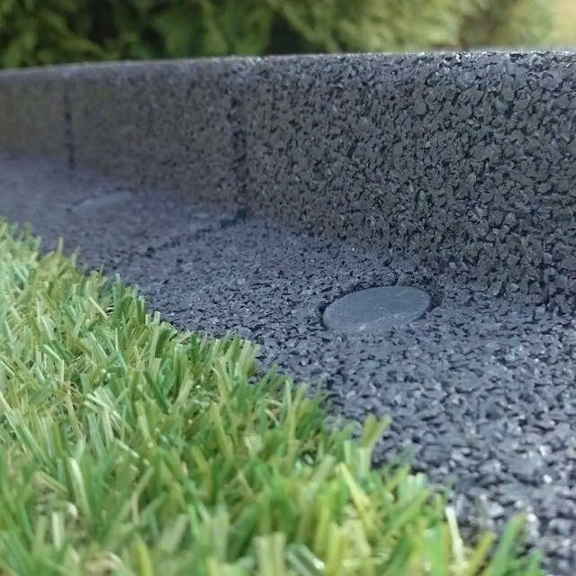 Primrose Flexiborder Grey Rubber Garden Edging for Lawns, 6 Pack