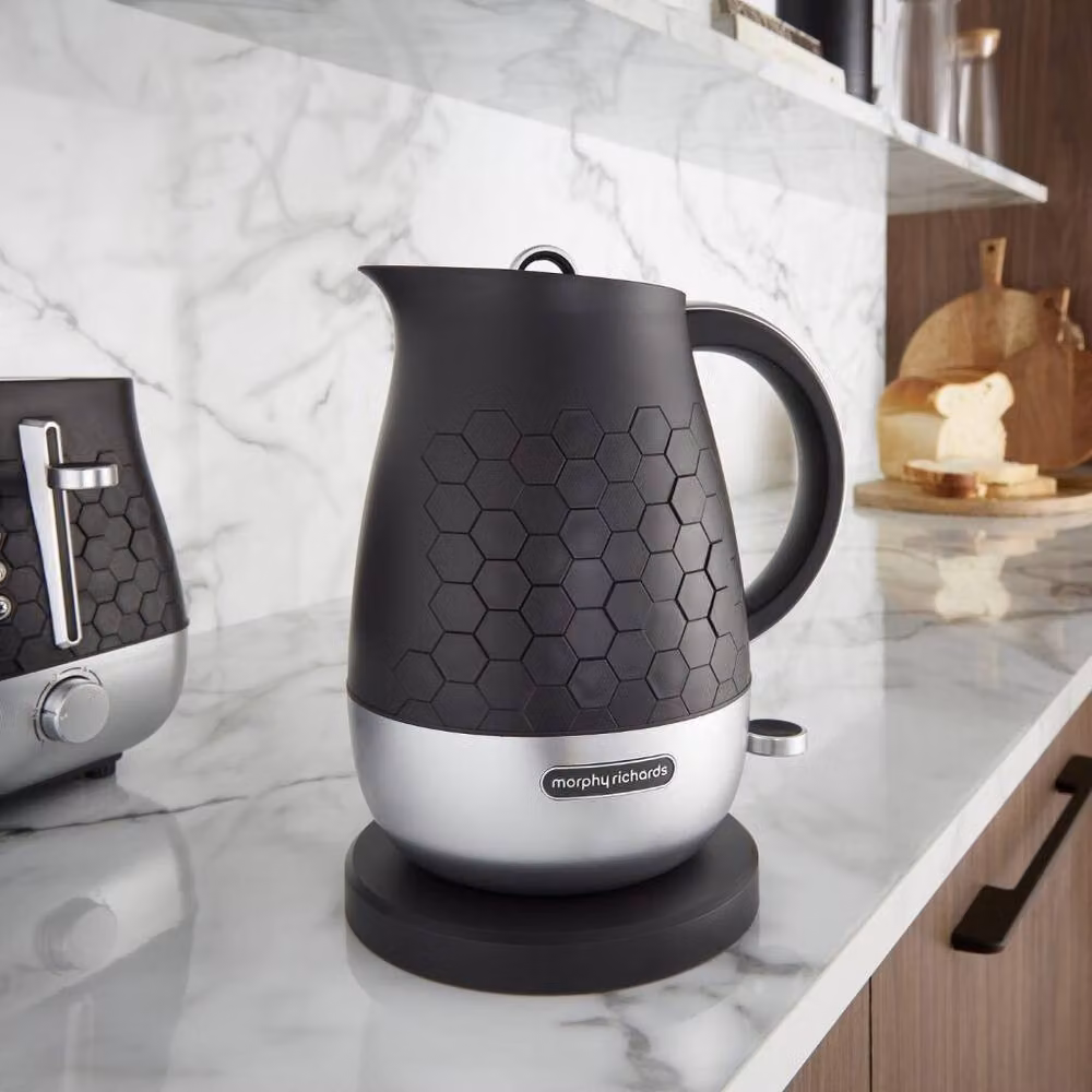 Morphy Richards Cassini Kettle, Toaster and Microwave Bundle in Black – 2