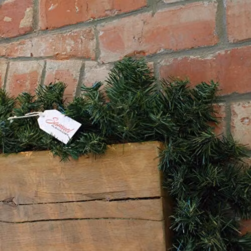 Samuel Alexander Plain Green Christmas Garland Decoration, 270 x 25 cm – 3