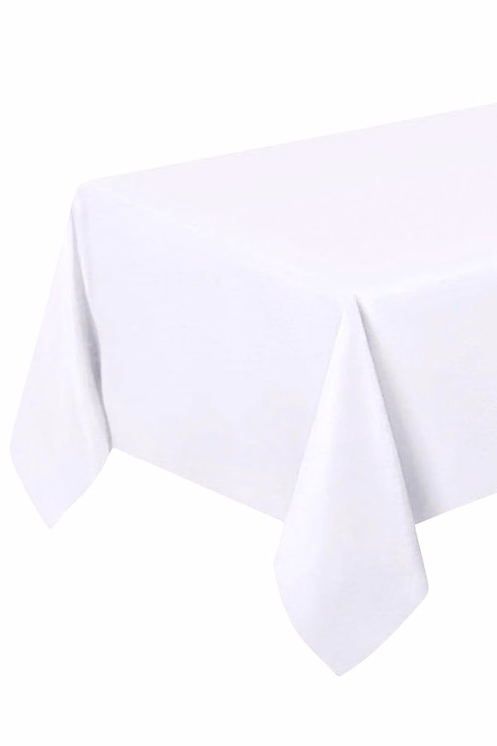 Neel Blue White Premium Polyester Rectangular Tablecloth