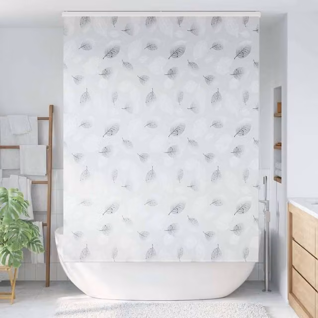 Berkfield Home Shower Roller Blind with Cassette, Grey, W: 156 cm, H: 240 cm