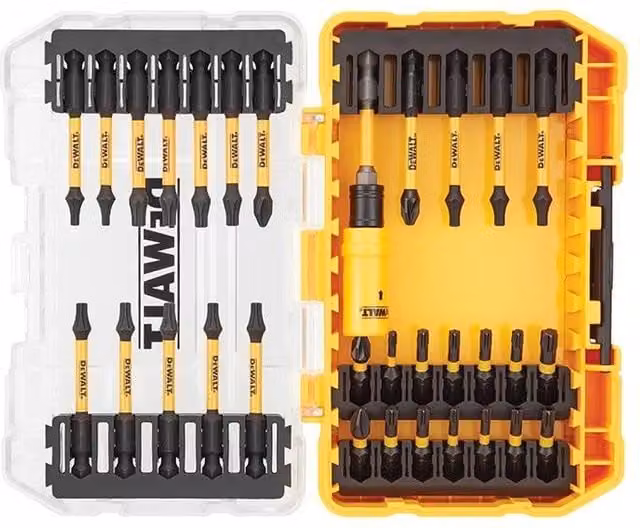 DeWalt Flextorq 31 Piece Screwdriver Bit Set, Yellow and Multicolour – 1