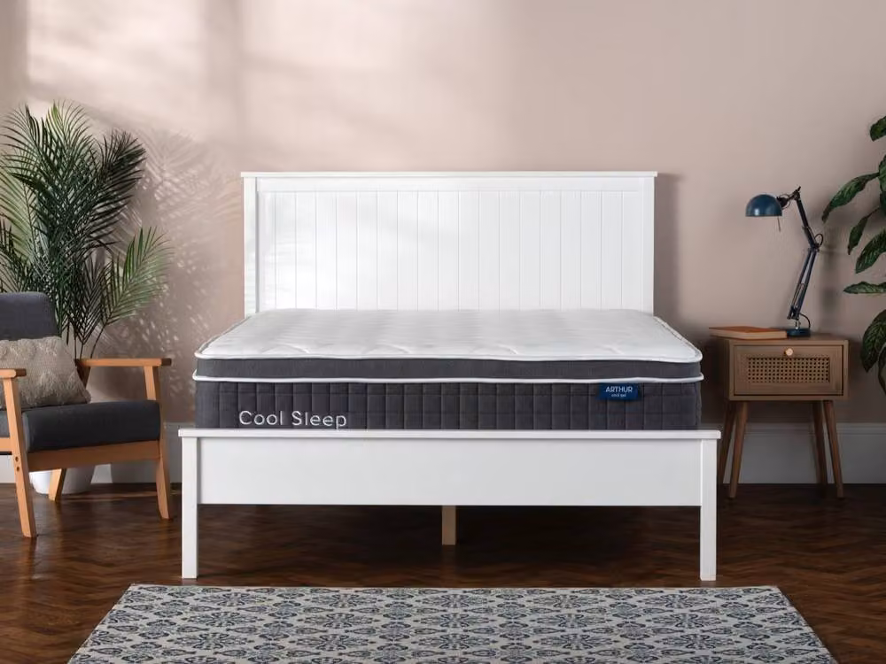 Arthur Sleep Cool Gel Foam Pocket Spring Medium Hybrid Mattress in White, W/D/H: 120 x 200 cm – 6