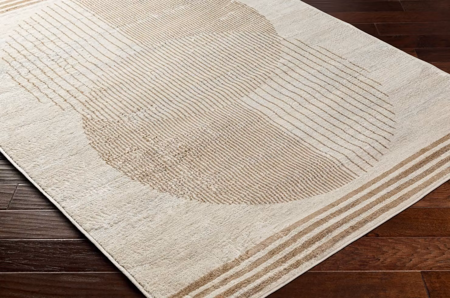 Livabliss Florensa Geometric Modern Rug in Brown, Grey, Blue and Beige, W/D/H: 120 x 170 cm – 2