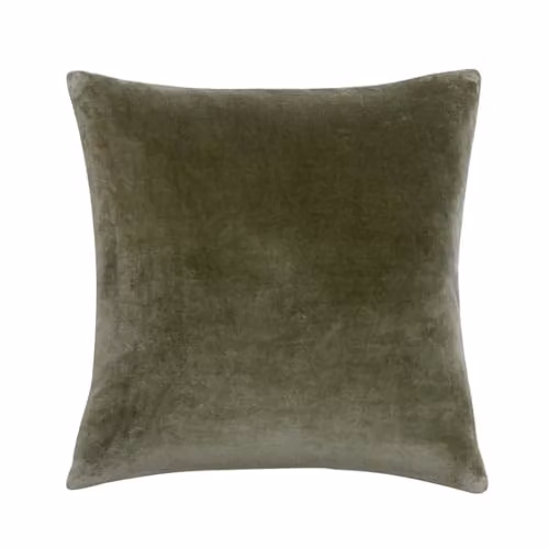 Christy Jaipur Luxury Square Velvet Cushion in Green, 45 x 45 cm – 5