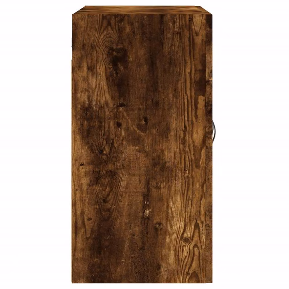 Berkfield Home Smoked Oak Wall Cabinet in Brown, W/D/H: 60 x 31 x 60 cm – 4