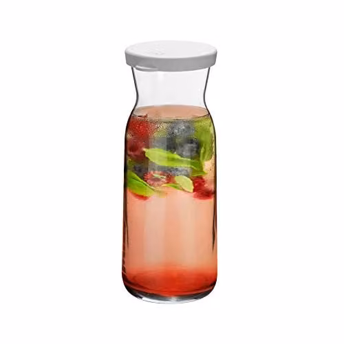 Argon Tableware Brocca Glass Carafe with Lid, 0.7 l, Transparent – 1