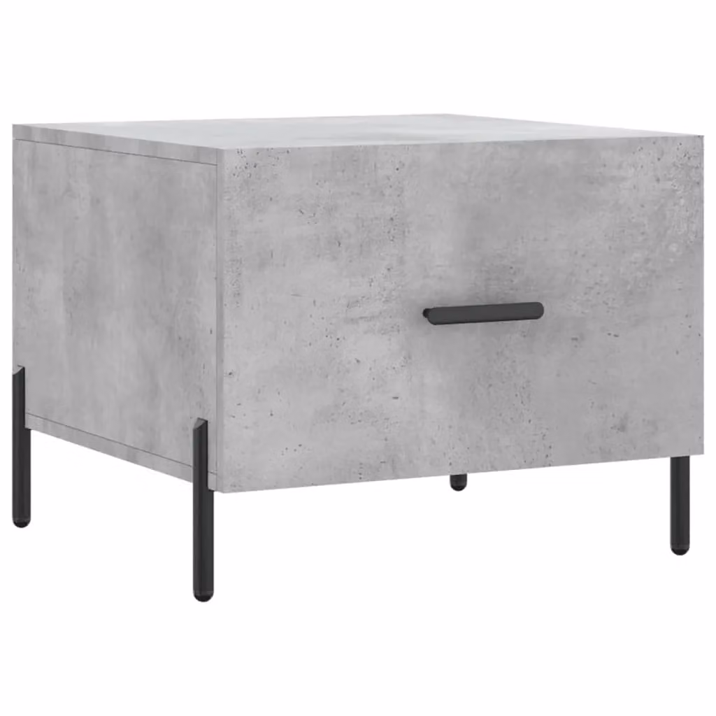 Berkfield Home Concrete Grey Square Coffee Table W/D/H: 50 x 50 x 40 cm – 2
