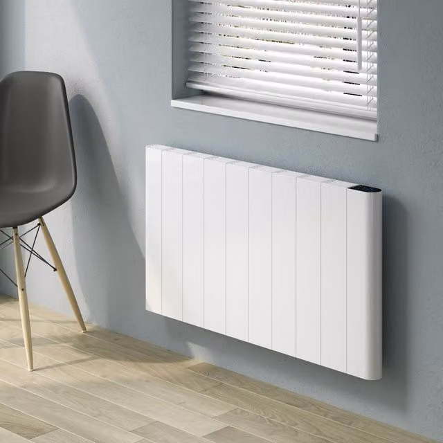 Aquarius DigiTherm Electric Radiator with LCD Display, White, W: 500 mm, H: 725 mm