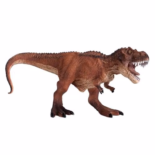 MOJO Tyrannosaurus Hunting V1 Red and Brown Prehistoric Dinosaur Model Toy Figure from the Prehistoric Life Collection – 1