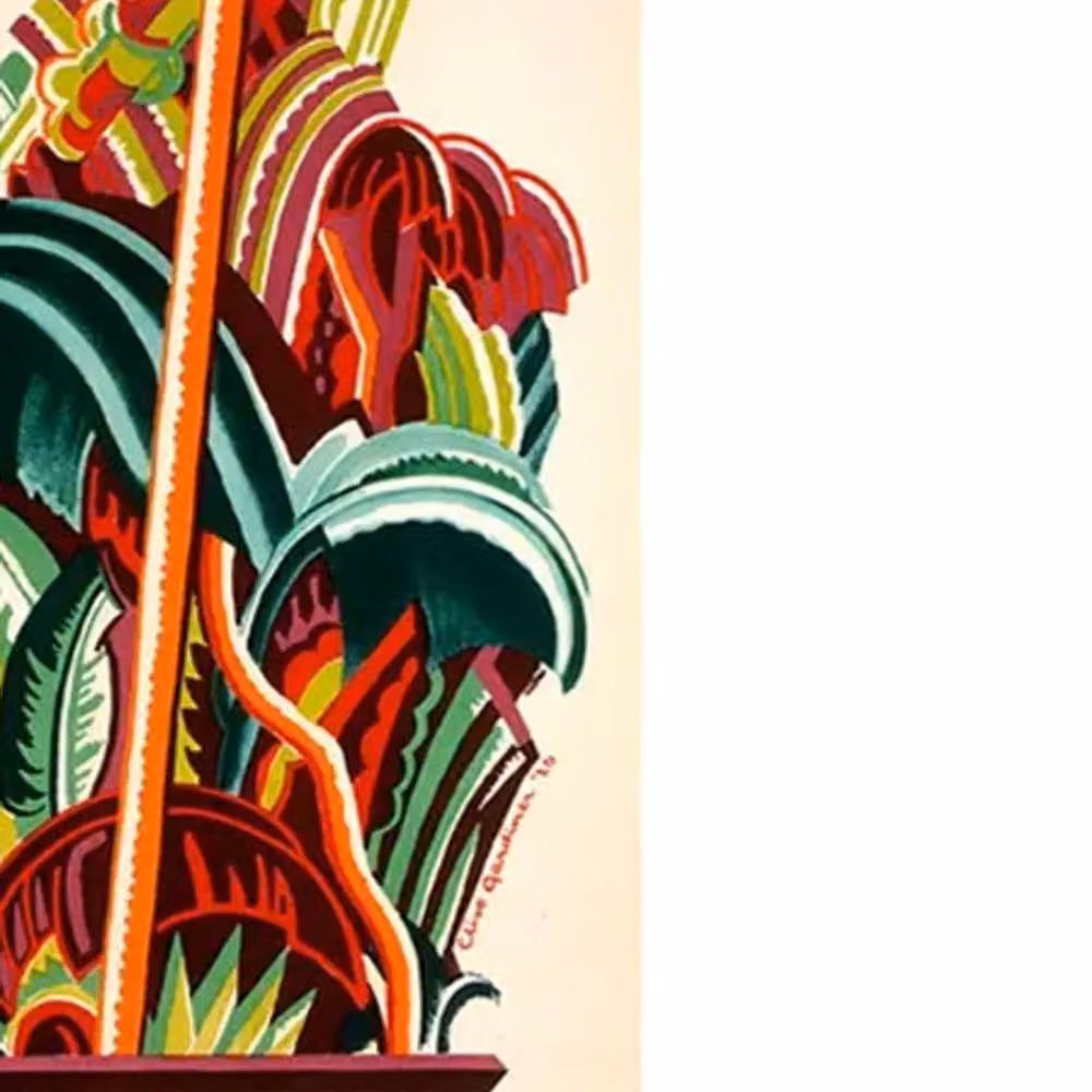 Transport for London The Palm House Kew Gardens Multicolour Paper Print Poster – 2
