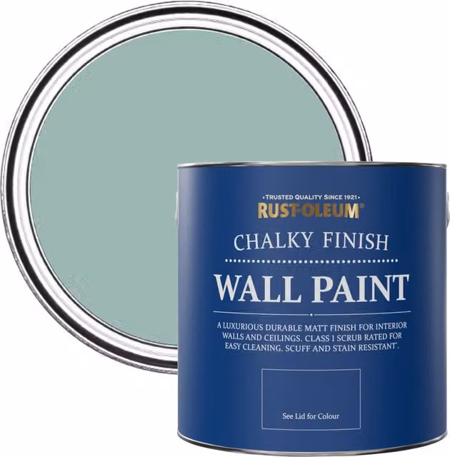 Rust-Oleum Self-Priming Matt Chalk Wall Paint in Blue
