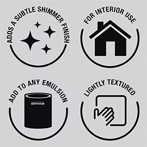 Rust-Oleum Glitter Paint Additive, Silver, 70 g – 2