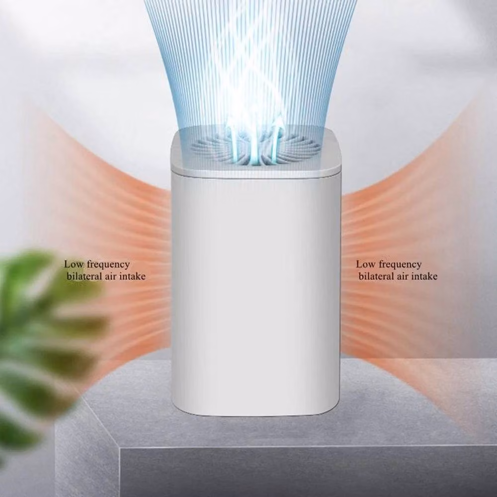NESTLUNE Air Purifier with Medical Grade HEPA and Activated Carbon, White, W/D/H: 15 x 15 x 15 cm – 4