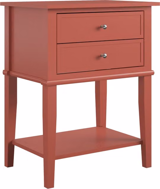 Franklin Accent Table in Terracotta