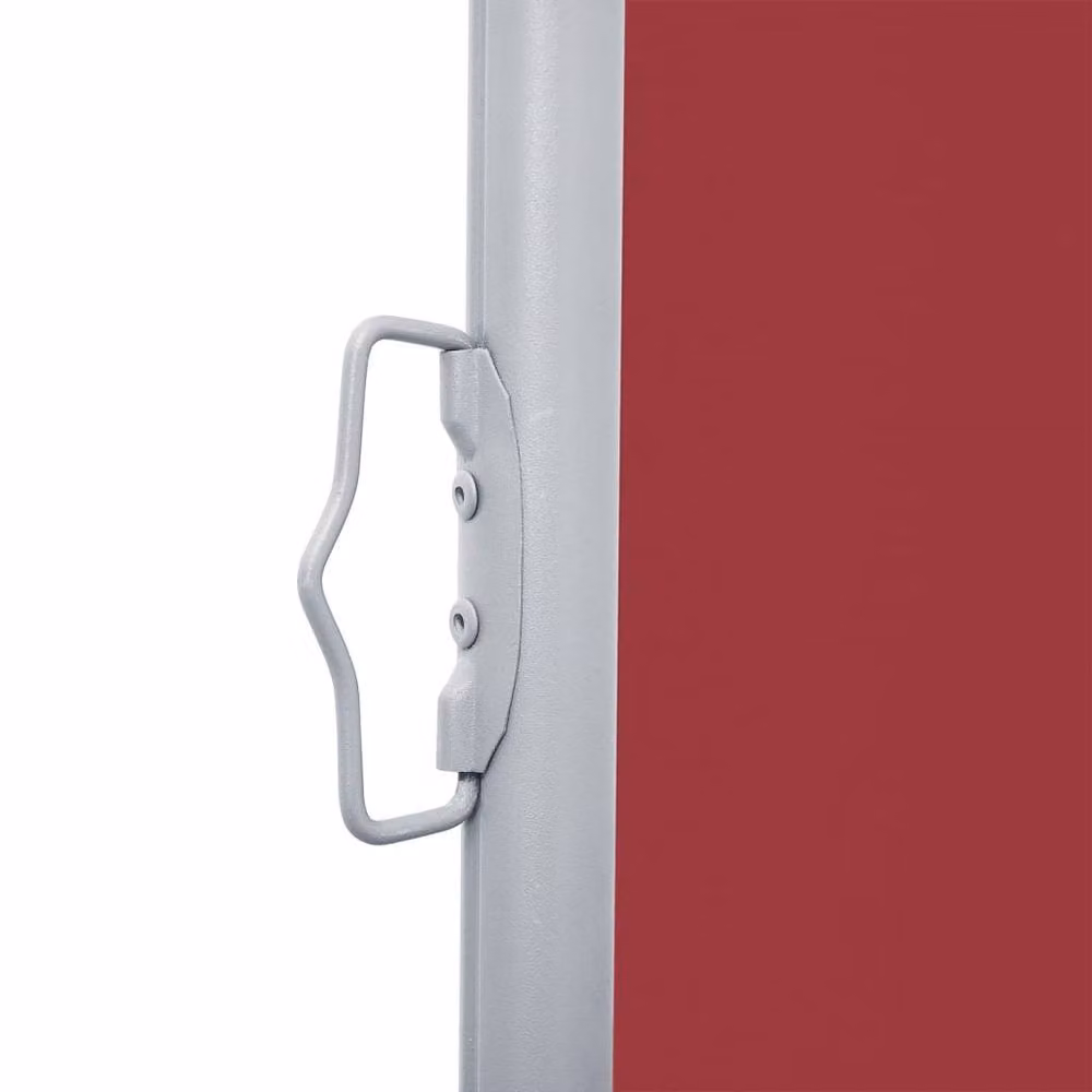 Berkfield Home Red Retractable Side Awning with Steel and Aluminium Frame, W: 100 cm, D: 1000 cm – 4