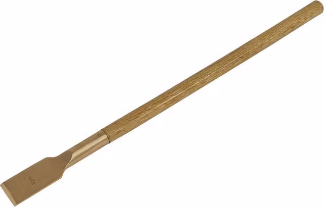 Loops Non-Sparking Beryllium Copper Long Handle Decorators Scraper, W: 50 mm, H: 690 mm