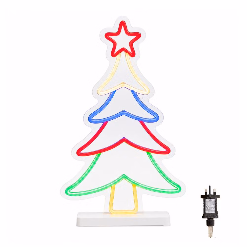 Samuel Alexander 43cm Neon Flex Multi-Coloured LED Christmas Tree Light – 3