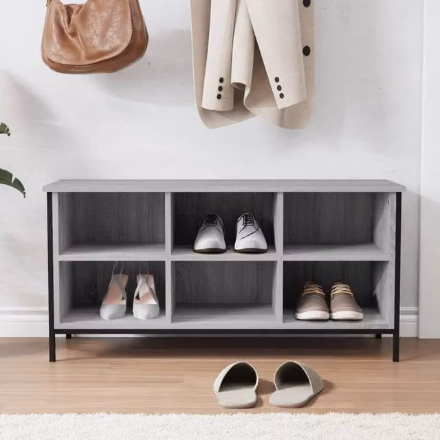 Berkfield Home Grey Sonoma Shoe Cabinet, W/D/H: 100 x 35 x 50 cm – 1