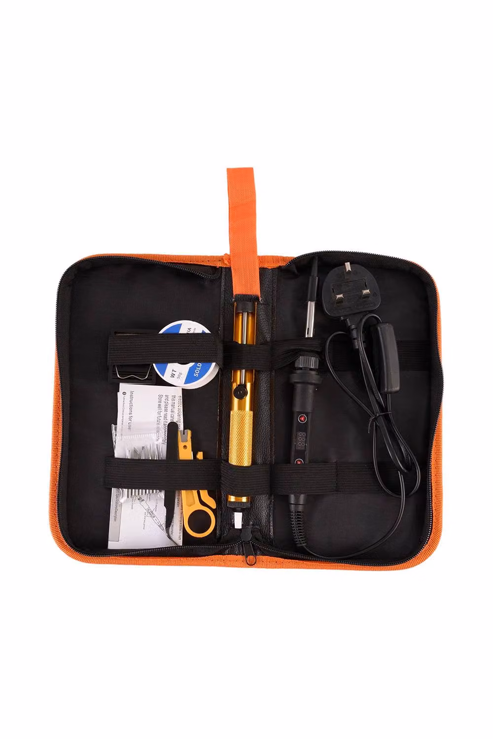 Living and Home 80W Adjustable Electric Soldering Iron Kit with Ceramic Heating Element in Black – 3