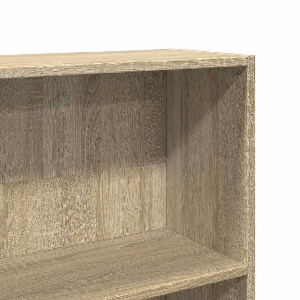Berkfield Home Classic Book Cabinet in Sonoma Oak, Light Brown, W/D/H: 80 x 30 x 189 cm – 3
