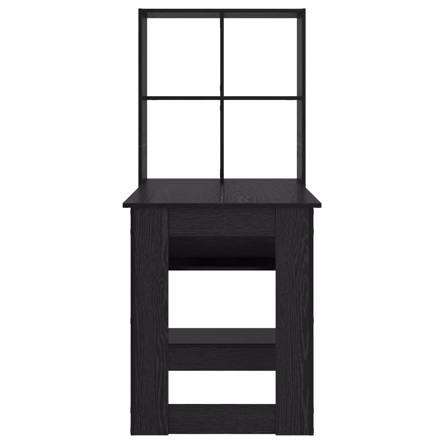 Berkfield Home Black Oak Modern Writing Desk, W/D/H: 122 x 67 x 145 cm – 3