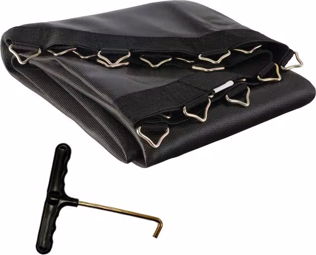 AREBOS Black Trampoline Jumping Mat, Diameter: 430 cm