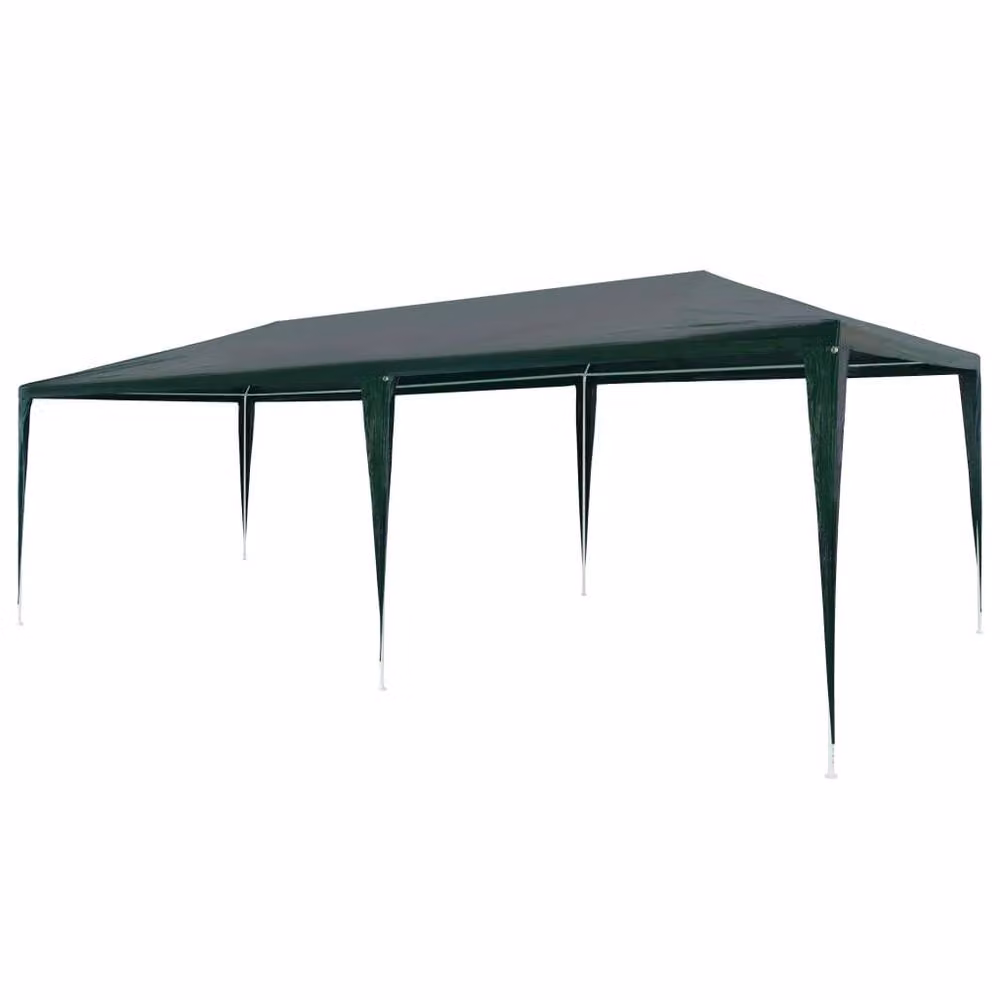 Berkfield Home Green Party Tent W: 6 m, D: 3 m, H: 2.55 m – 2