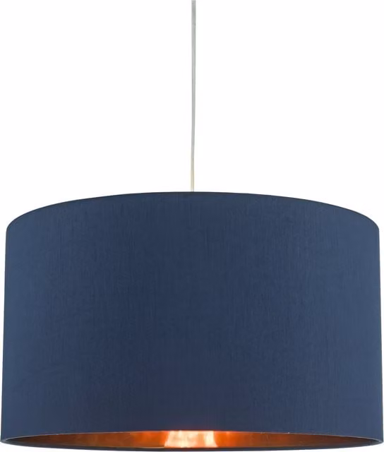Dar Scandinavian Blue and Gold Fabric Cylinder Reducer Ring TIM6523