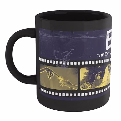 Zavvi E.T. The Extra-Terrestrial Film Reel Ceramic Mug in Black and Multicolour – 1