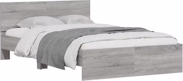 Berkfield Home Durable Bed Frame with Lift Up Base, Grey, W/D/H: 120 x 200 cm