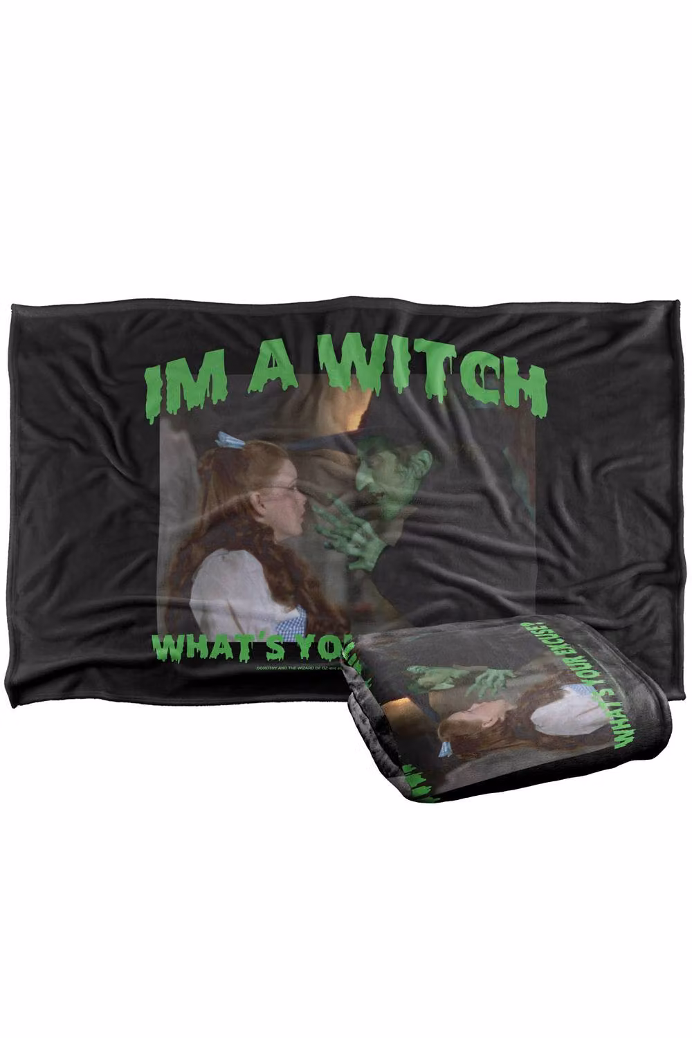 Warner Bros. The Wizard Of Oz Whats Your Excuse Super Soft Silky Touch Fleece Throw Blanket, Multicolour, W: 152 cm, D: 127 cm – 7