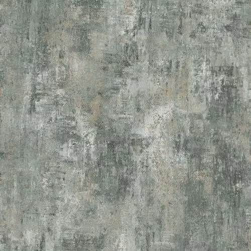 Muriva Cove Abstract Textured Wallpaper in Green and Grey