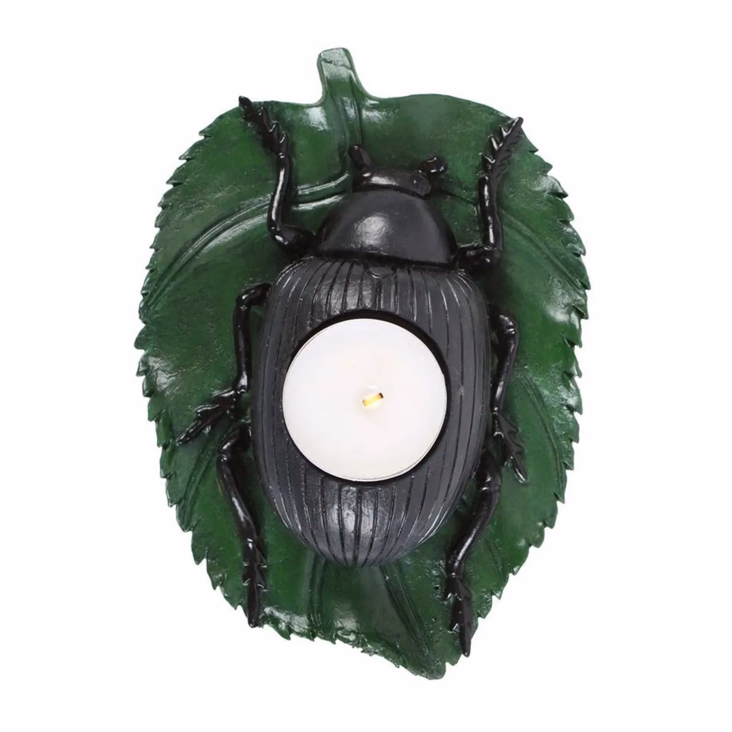 Something Different Beetle Tealight Holder in Black – 2