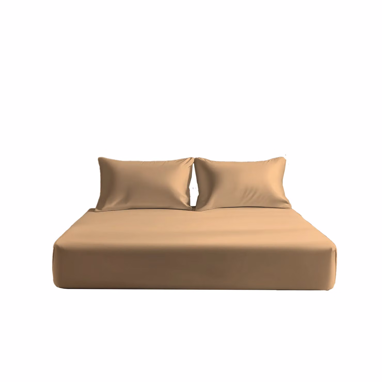 Home Sweet Home UK Double Microfibre Fitted Sheet, Beige, W/D/H: 140 x 200 x 40 cm – 2