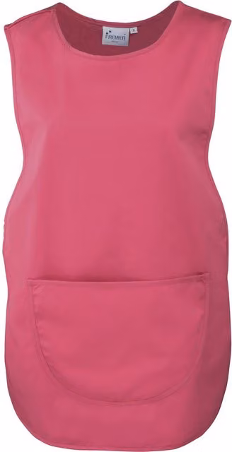 Premier Women's Pocket Tabard Workwear in Pink, Size: Large
