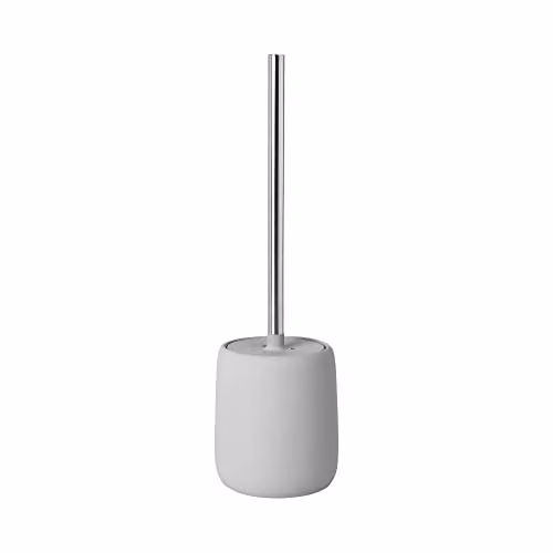 Blomus 69064 Ceramic and Plastic Toilet Brush in White, H 39 cm, Ø 11 cm – 1
