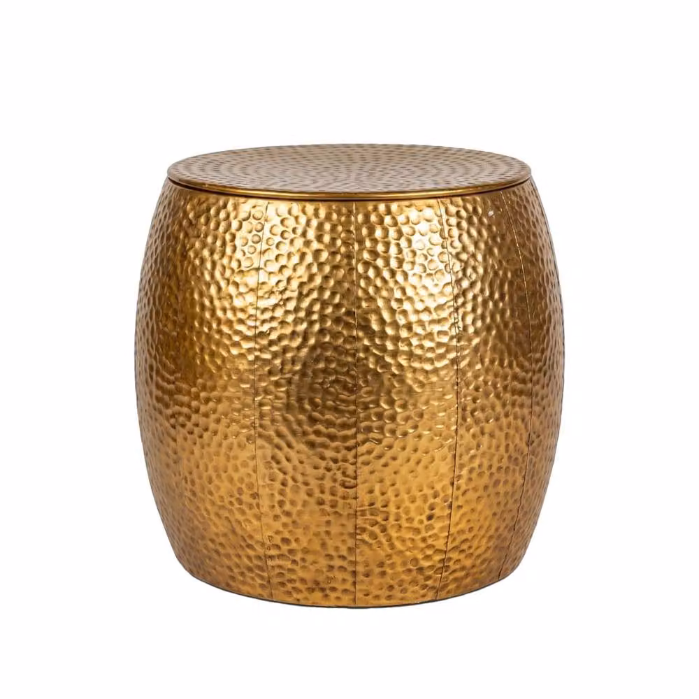 Madison & Mayfair Gold Metal Side Table W/D/H: 46 x 46 x 42 cm – 2