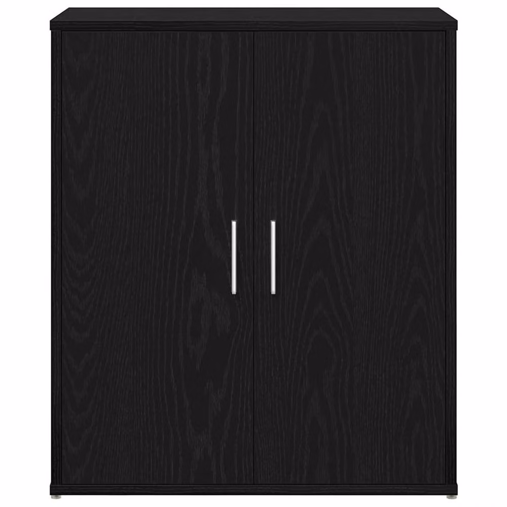 Berkfield Home Black Oak Sideboard in MDF, W/D/H: 60 x 31 x 70 cm – 3