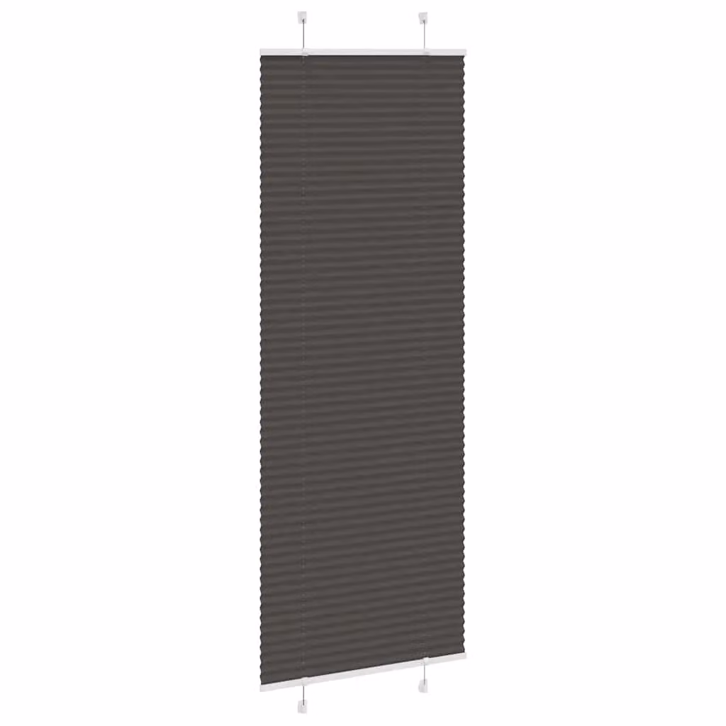 Berkfield Home Single Pleat Black Polyester Semi-Transparent Blind, W: 70 cm, H: 200 cm – 3