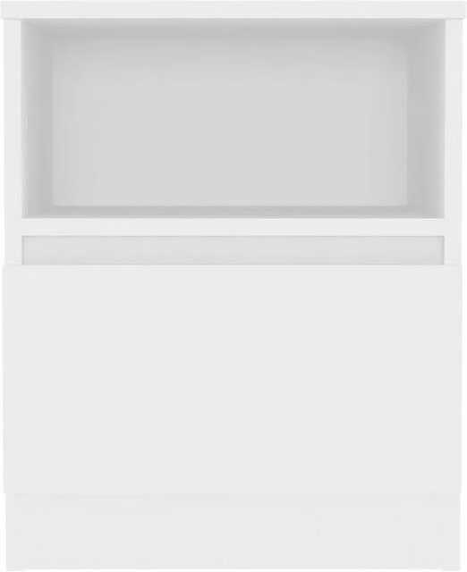 Berkfield Home White Wall Mounted Bed Cabinet, W/D/H: 40 x 40 x 50 cm