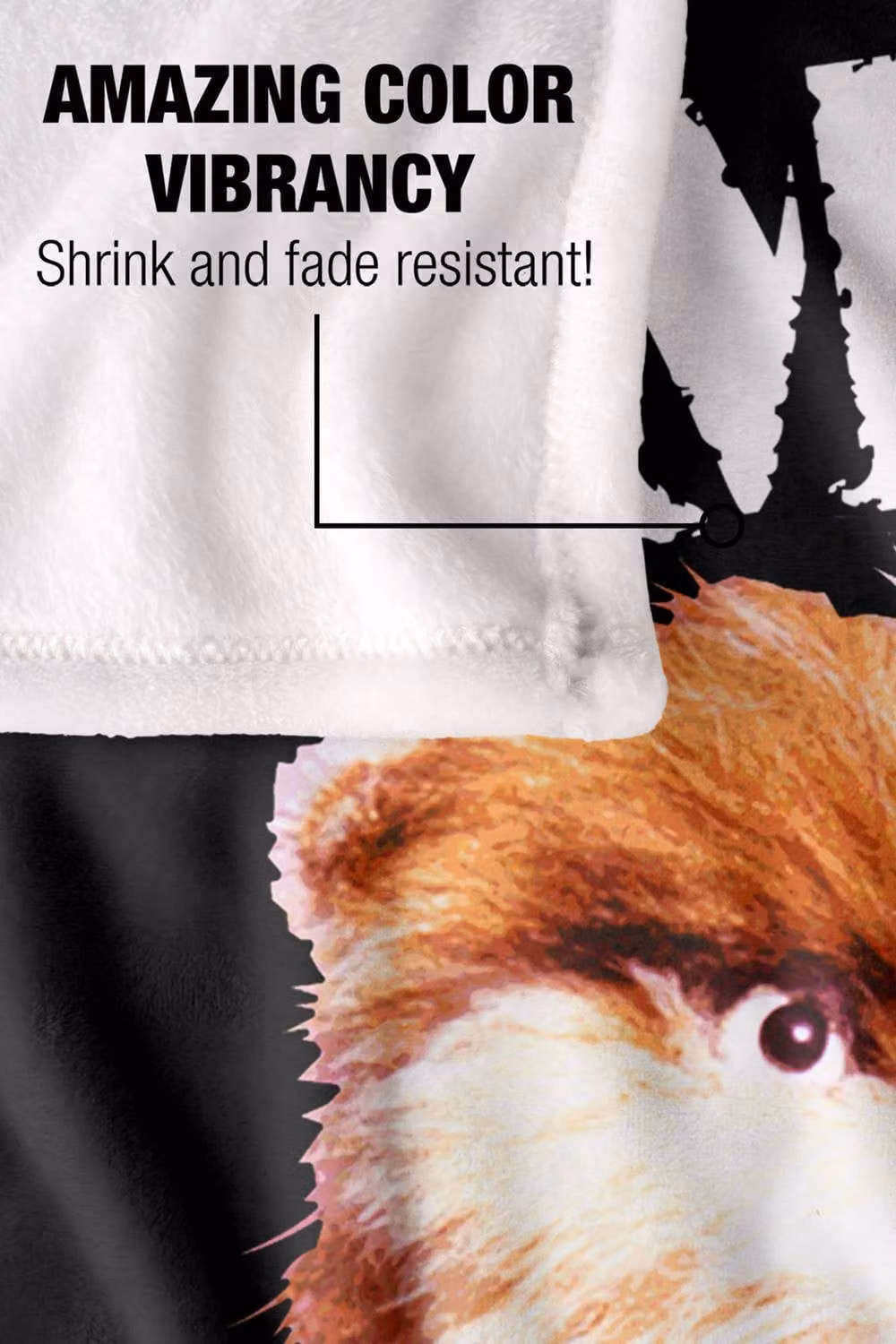 Warner Bros. Caddyshack Varmint Silky Touch Super Soft Fluffy Throw Blanket, Extra Large, Multicolour and Black – 4