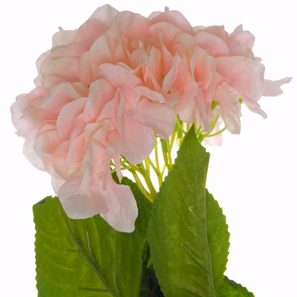 Lemon Pavilion Furniture and Decor Pink Single Hydrangea Artificial Flower, W18 x D10 x H70 cm – 2