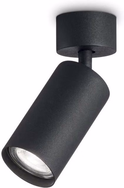 Ideal Lux Dynamite Adjustable 1 Light Spotlight Ceiling Lamp in Black