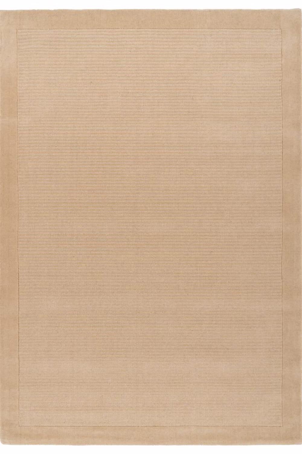 Kukoon Hand-Tufted Natural Wool Plush Deep Pile Area Rug in Beige, Grey and Green, W: 160 cm, D: 230 cm